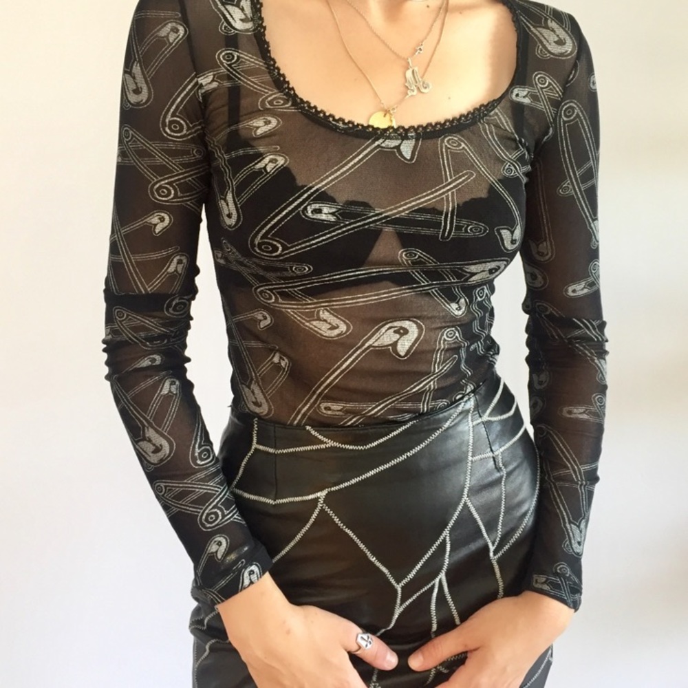 ISO LIPSERVICE SAFETY PIN SHIRT